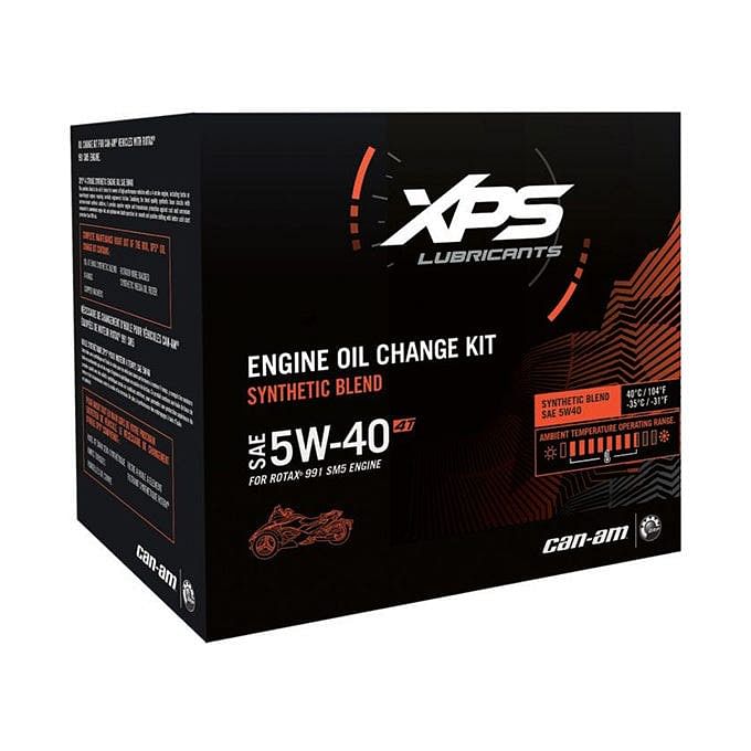 4T 5W-40 Synthetic Blend Oil Change Kit for Rotax 991 (SM5) engine