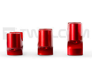 Twalcom by Kite - Handlebar Riser for Racing Triple Clamps Kit (Red-H35 Std) F800GS