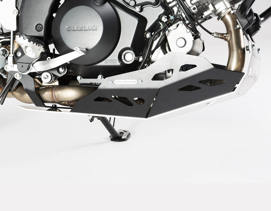 SW-MOTECH Aluminum Skid Plate Engine Guard with Crash bars - (Suzuki V-Strom 1000)