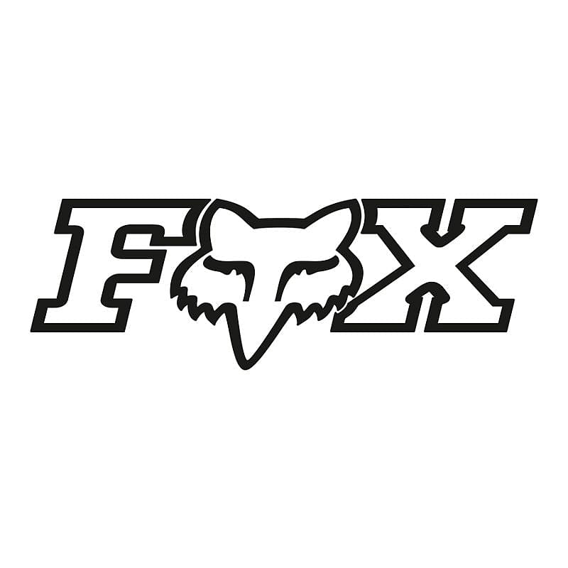 FOX TRAILER HITCH COVER BLK/RD