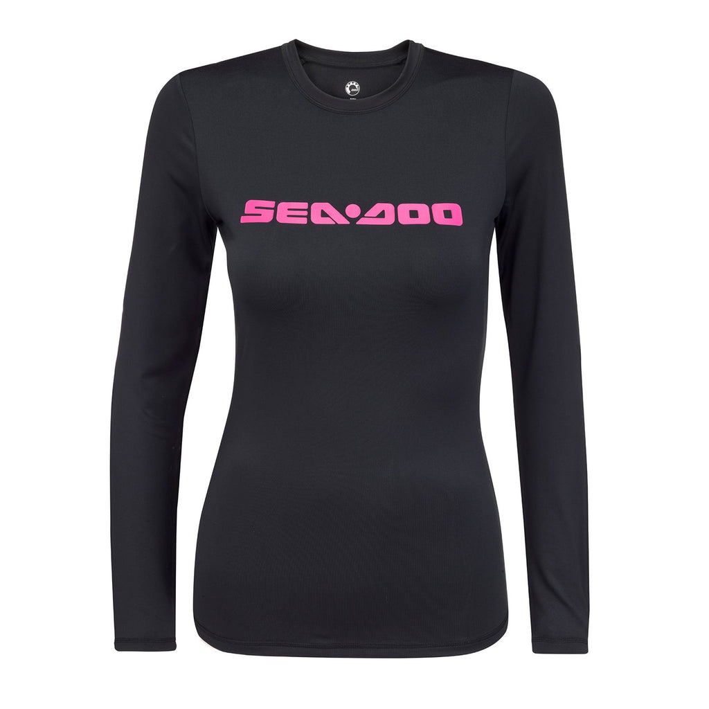 Ladies' Long Sleeve Rashguard Signature / Black / S