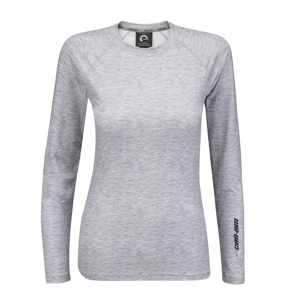 Ladie's Performance Long Sleeves / Heather Grey / L