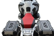 Load image into Gallery viewer, TechSpec Pannier Covers For Side Case Lids 3 Piece Kit On BMW R1200GS, R1250GS with OEM Luggage