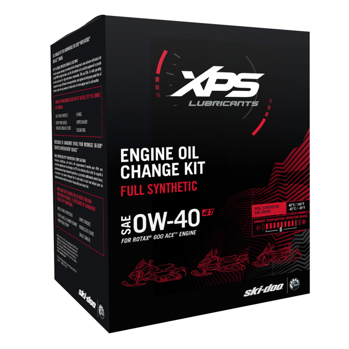 4T 0W-40 Synthetic Oil Change Kit for Rotax 600 ACE engine