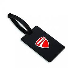 Load image into Gallery viewer, DUCATI LUGGAGE TAG (BLACK)