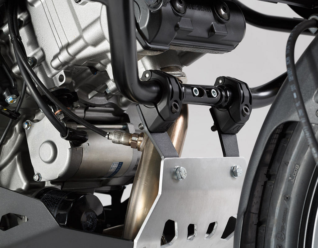 SW-MOTECH Aluminum Skid Plate Engine Guard with Crash bars - (Suzuki V-Strom 1000)