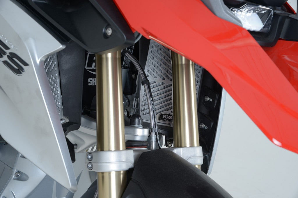 R&G Stainless Steel Radiator Guard - (BMW R1200GS LC Adventure)